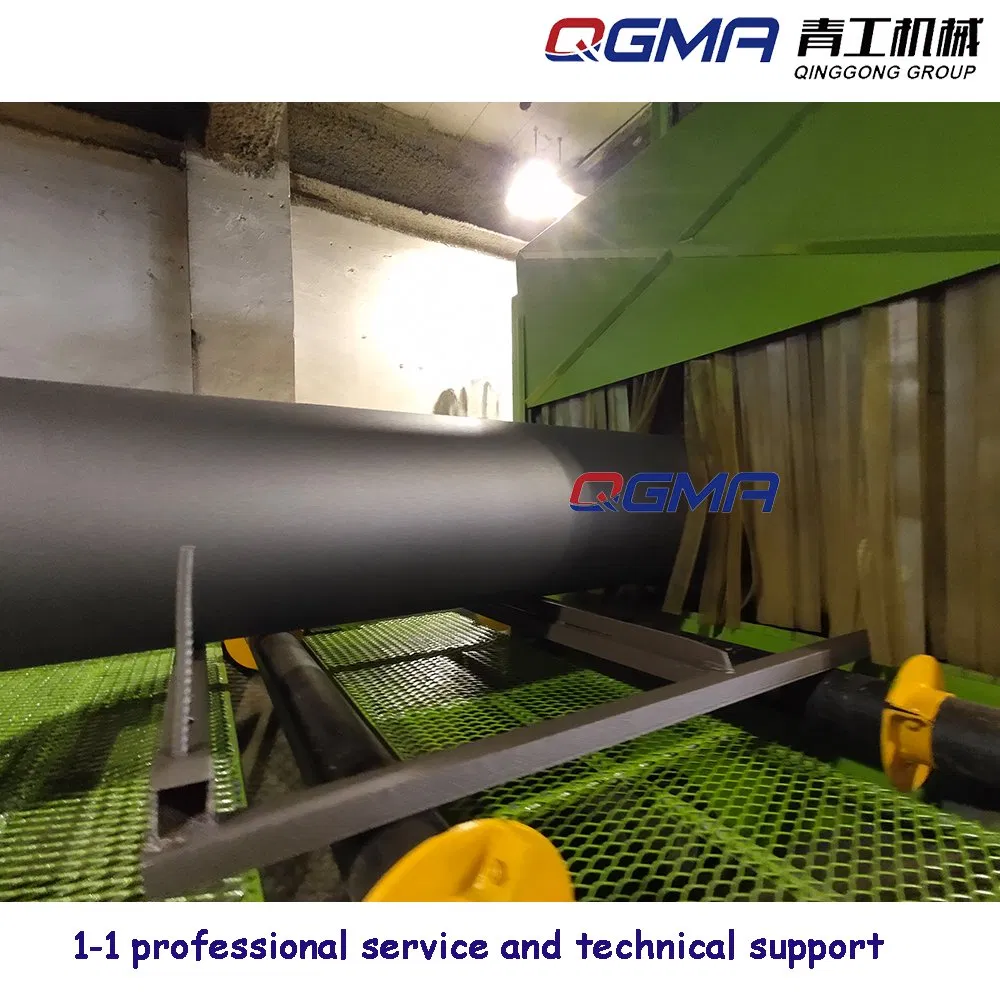 SA2.5-3.0 Blast Effective for Steel Pipe Round Bar Roller Conveyor Shot Blasting Cleaning Machine