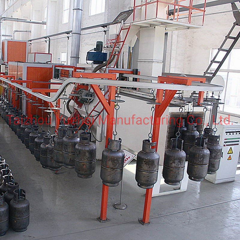 Hook Type Shot Blasting Machine for LPG Cylinder Manufacturing