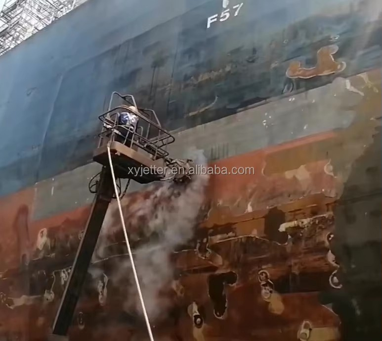 High Pressure Water Jet System for Ship Rust Remove