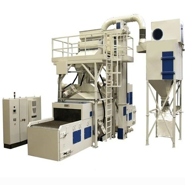 Qwd1000 Wire Mesh Belt Continous Surface Shot Blasting Machine for Aluminum Shuttering