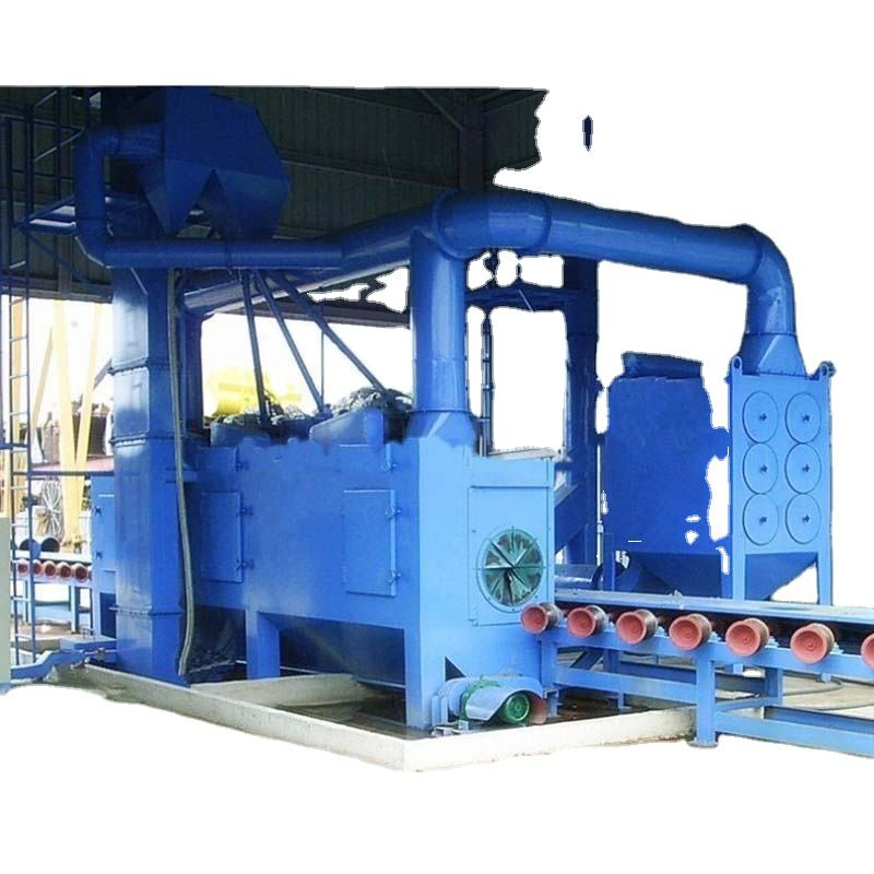 Automation Steel Pipe Shot Blasting Machine for Has Low Energy and Stability Performance
