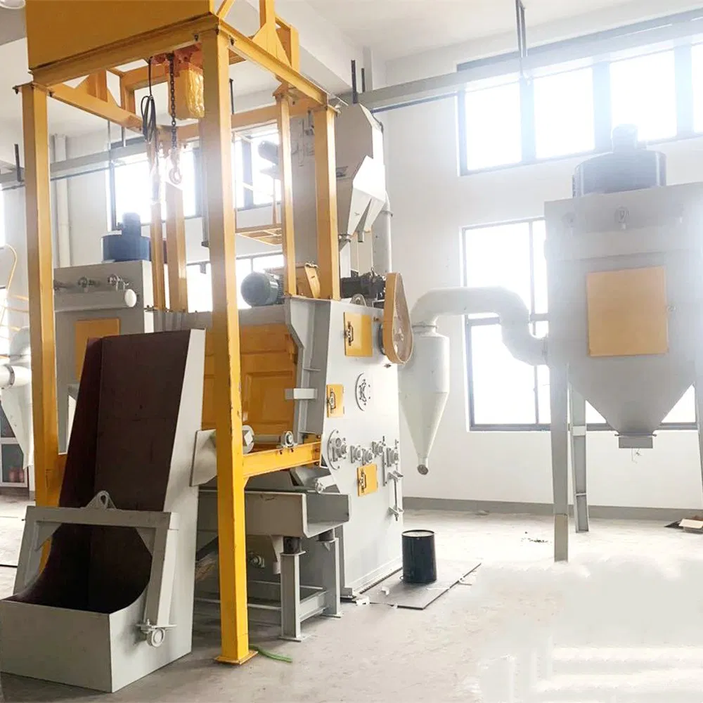 Wire Mesh Belt Shot Blasting Machine Equipped with Automatic Loading and Unloading Production Line