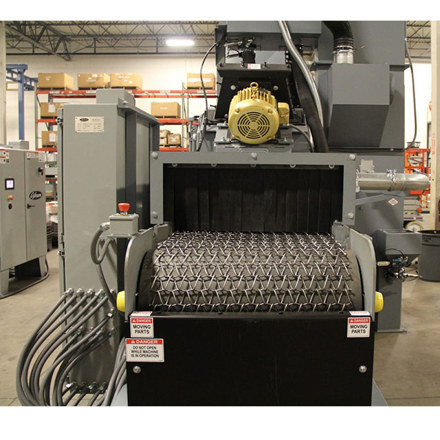 Wire Mesh Belt Continuous Shot Blasting Cleaning Machine for Stainless Steel Casting Part