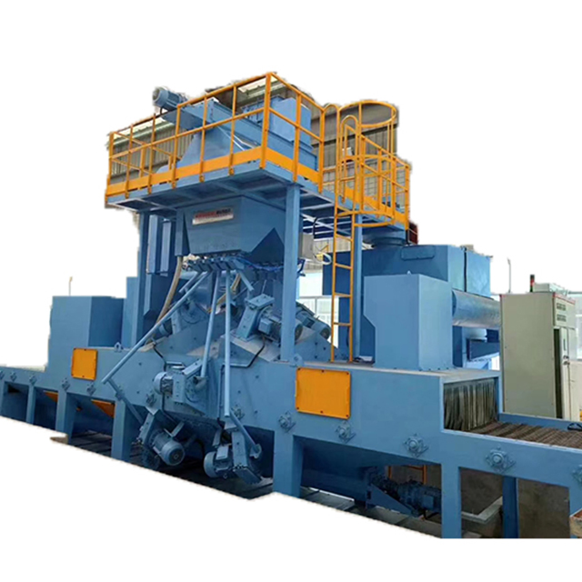 Wire Mesh Belt Continuous Shot Blasting Cleaning Machine for Stainless Steel Casting Part