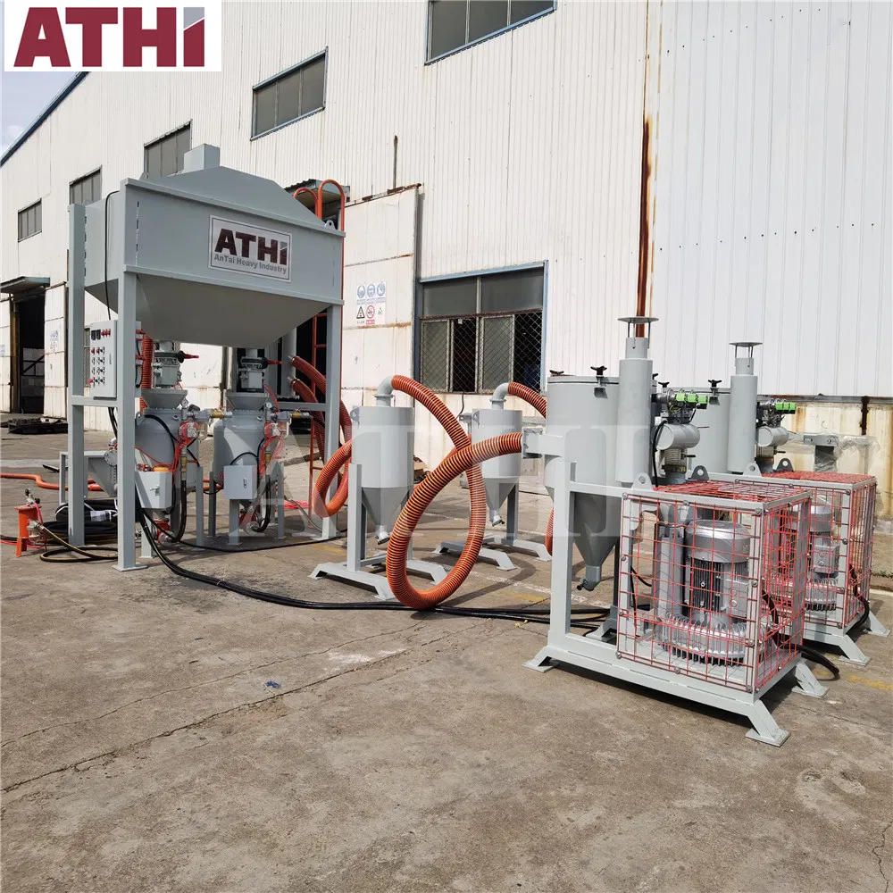 Garnet Steel Grit Abrasive Blastroom Sandblasting and Vacuum Recycling System