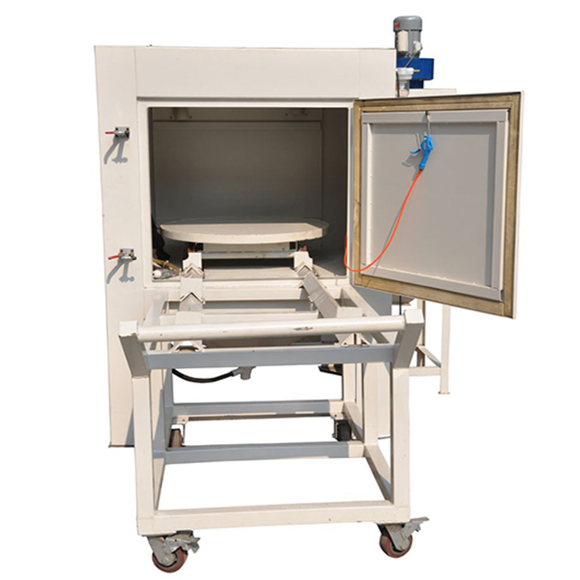 New Design Wheel Blasting Machine with Sand Rotary Table Sand Blasting Machine Tunnel Type Sand Blasting Machine