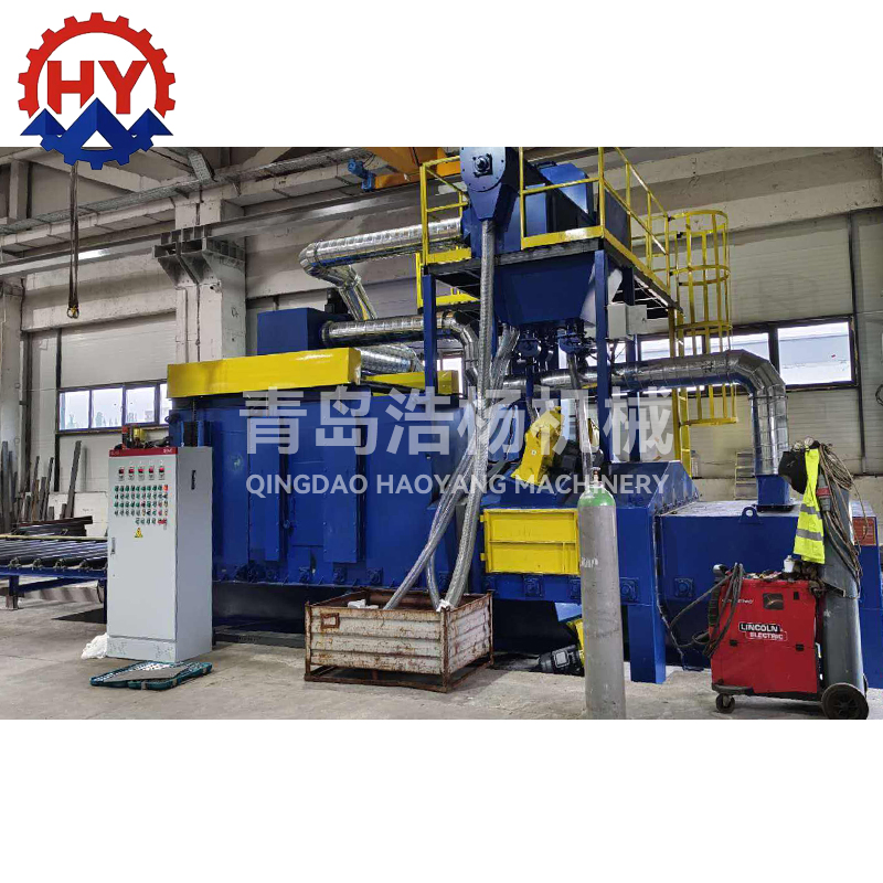 Automated Eco-Efficient High-Intensity Shot Blasting Machine for Steel Plate Cleaning