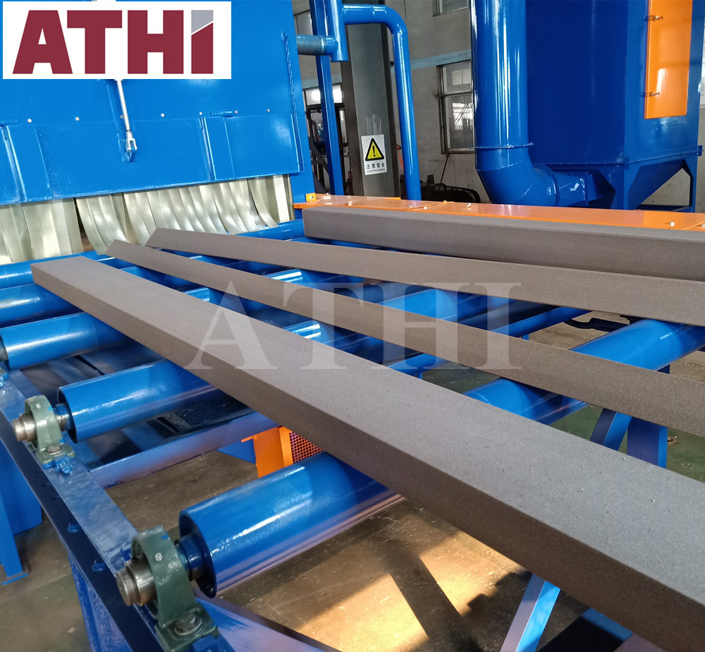 Steel Plates Roller Conveyor Shot Blasting Machine