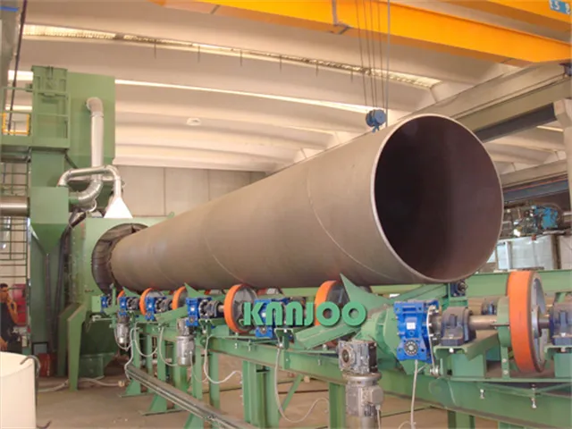 Internal Pipe Shot Blasting