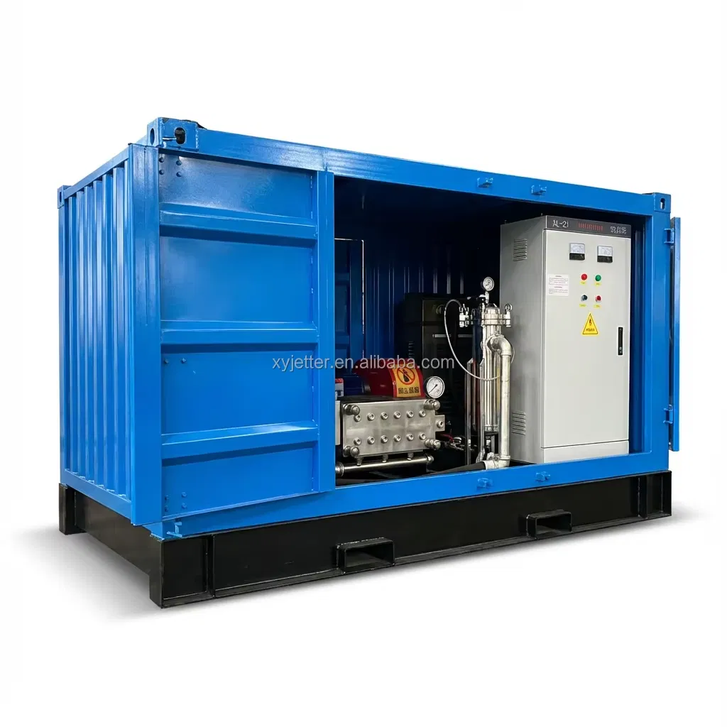 High Pressure Water Jetting System for Concrete Surface Roughening Cold Water Applications