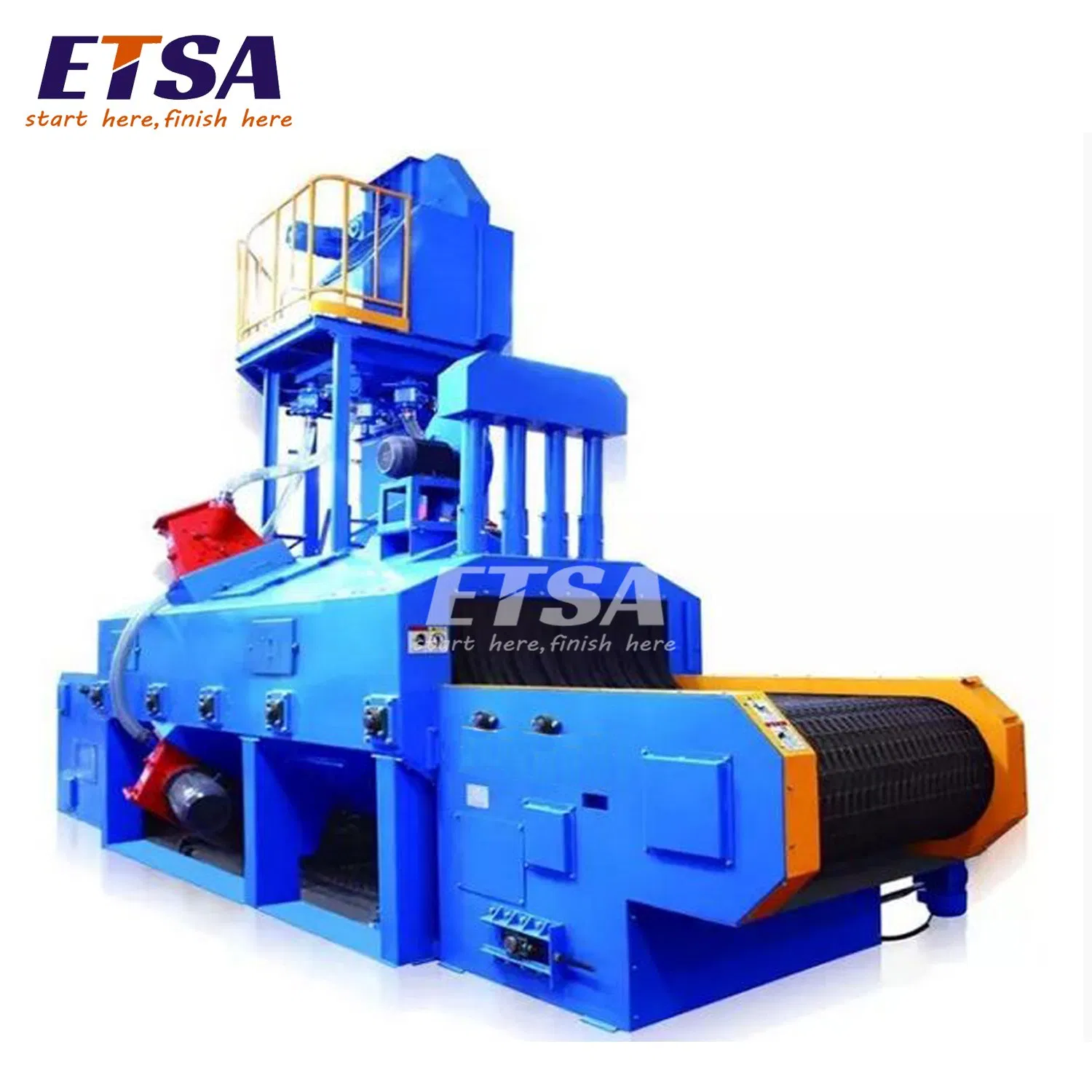 High Productivity Wire Mesh Belt Conveyor Shot Blasting Machine Manufacturer