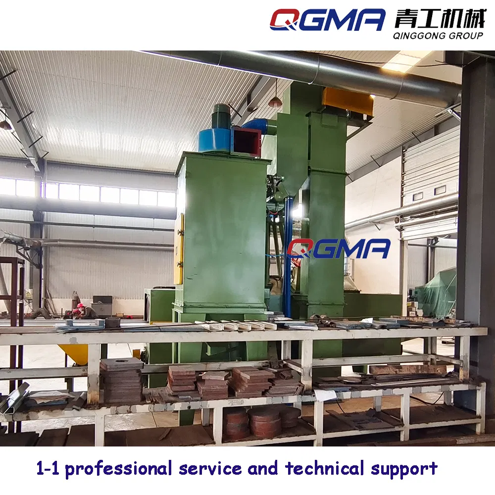 Energy Saving Q69 Series Continuous Pass Through Shot Blasting Machine Wheel Blaster for Steel Tubes Pipes Cleaning