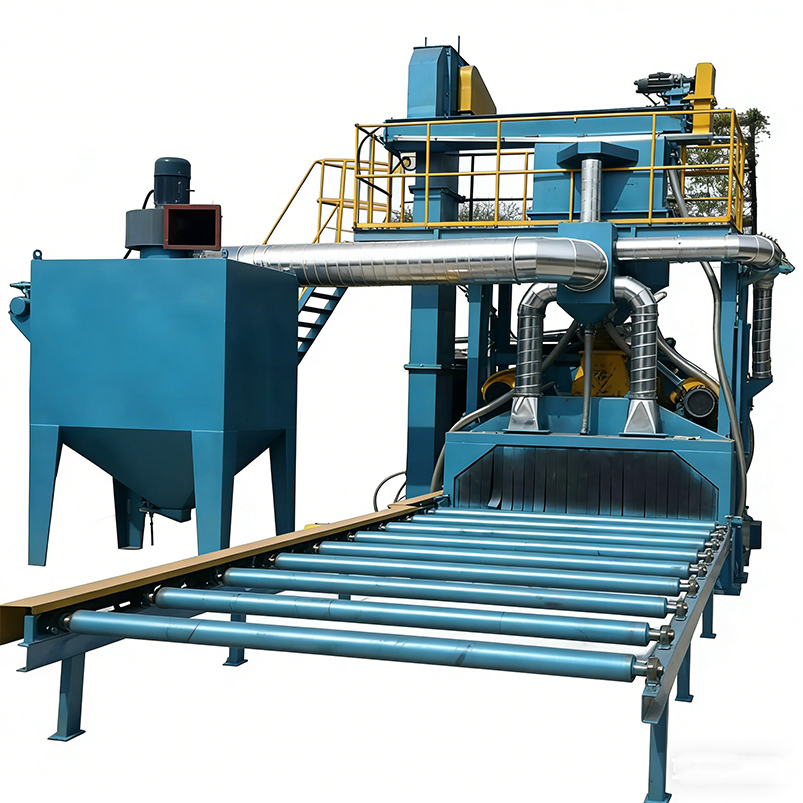 Cost-Effective Roller Conveyor Type Shot Blasting Machine for Metal Steel Rust Removal