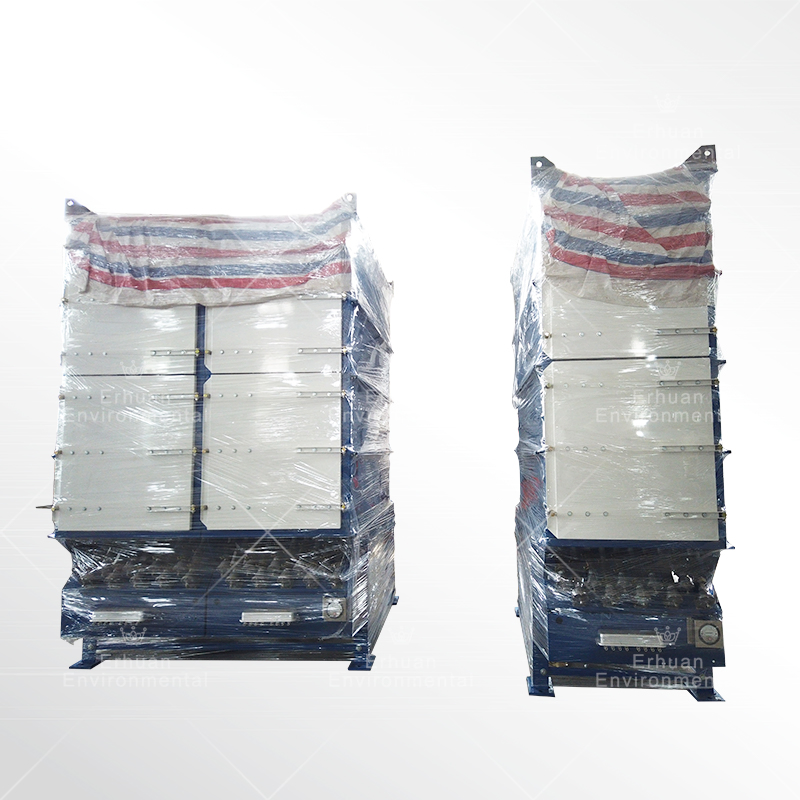 Industrial Grain Silo Dust Extraction Automatic Pulse Bag Filter Flat Bag Dust Collector