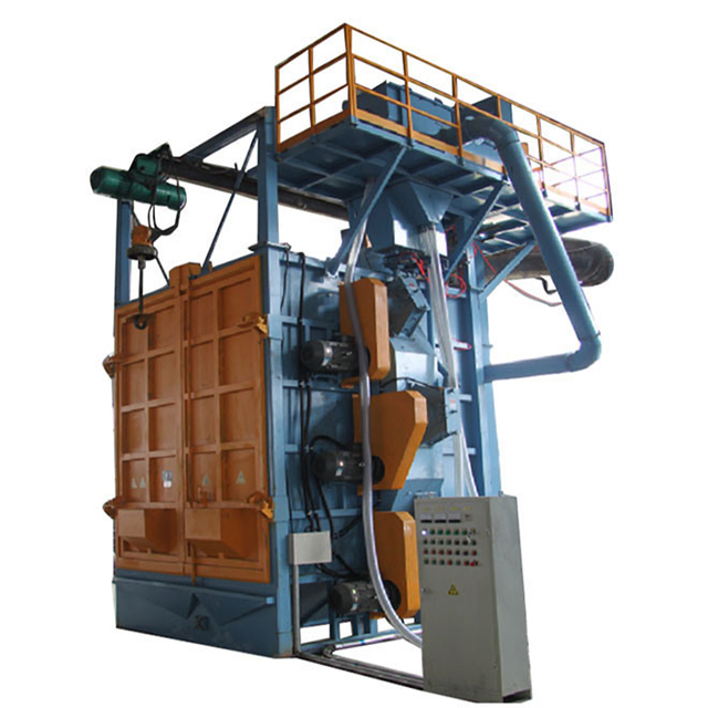 Factory Price High Pressure Centrifugal Die Casting Steel Fabricators Hook Type Hanger Shot Blasting Machine/ LPG Gas Cylinder