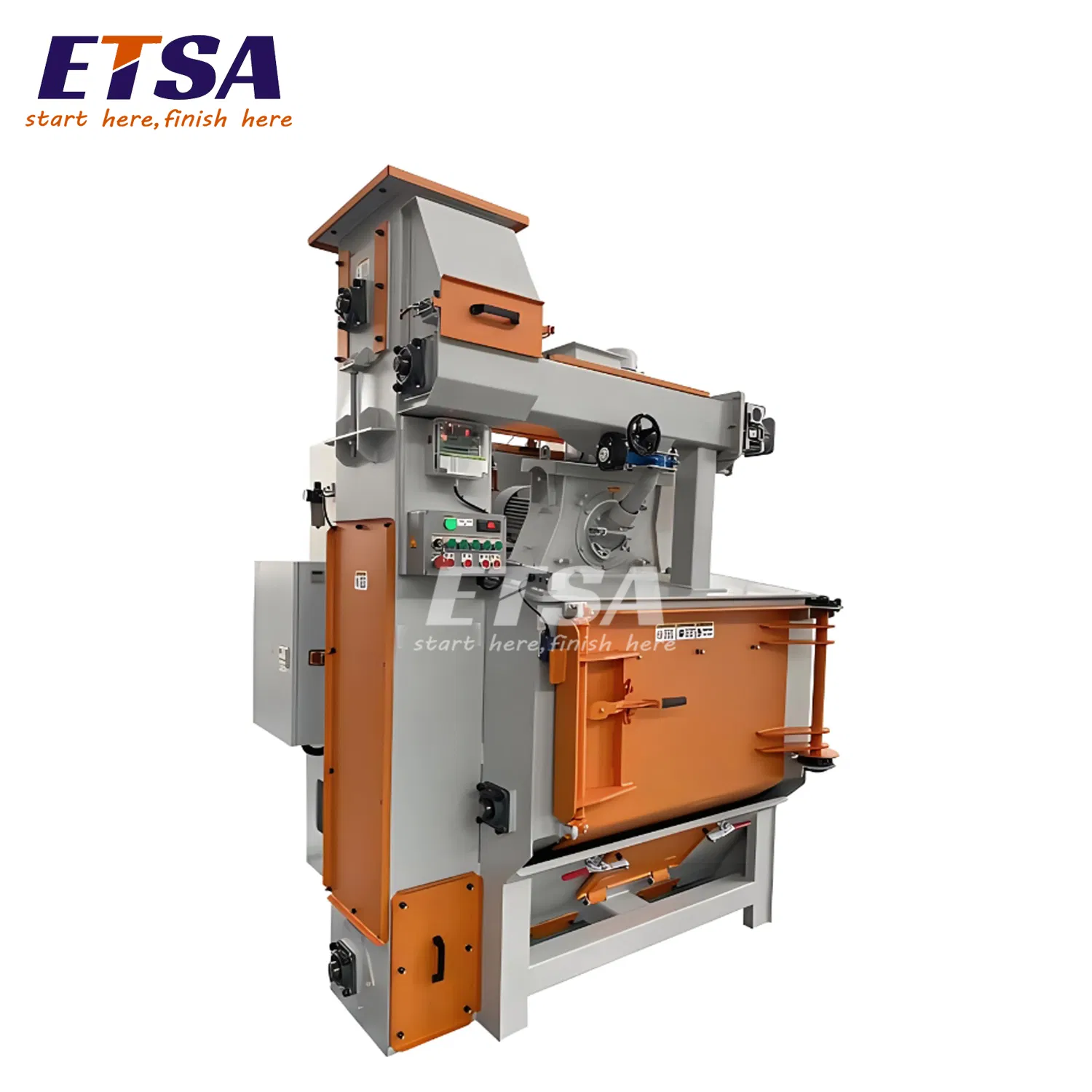 Auto Loading Tumble Belt Shot Blasting Machine / Shot Blast Cleaning Equipment Price