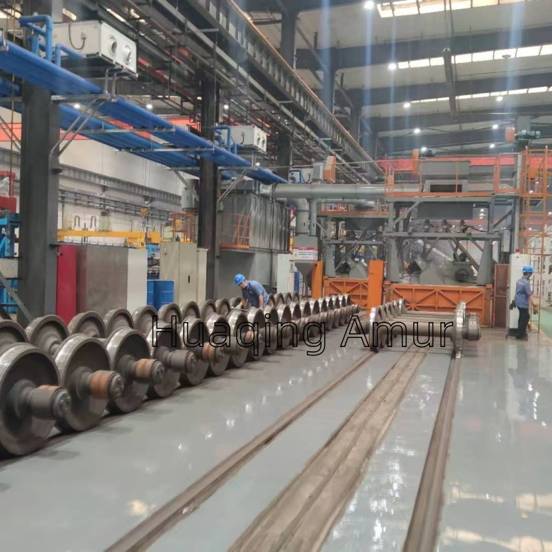 Faster Cleaning Speed Subway/Train Metro Wheel Cleaning Sand Blaster/Train Wheel Set Shot Blasting Machine/Wheels Cleaning Shot Blaster