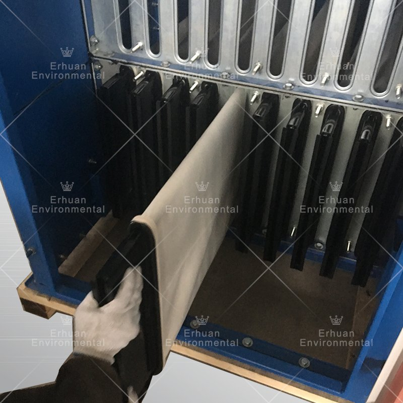 Auto Pulse Jet Flat Baghouse Cleaning System Dust Filter for Carbon Black Dust