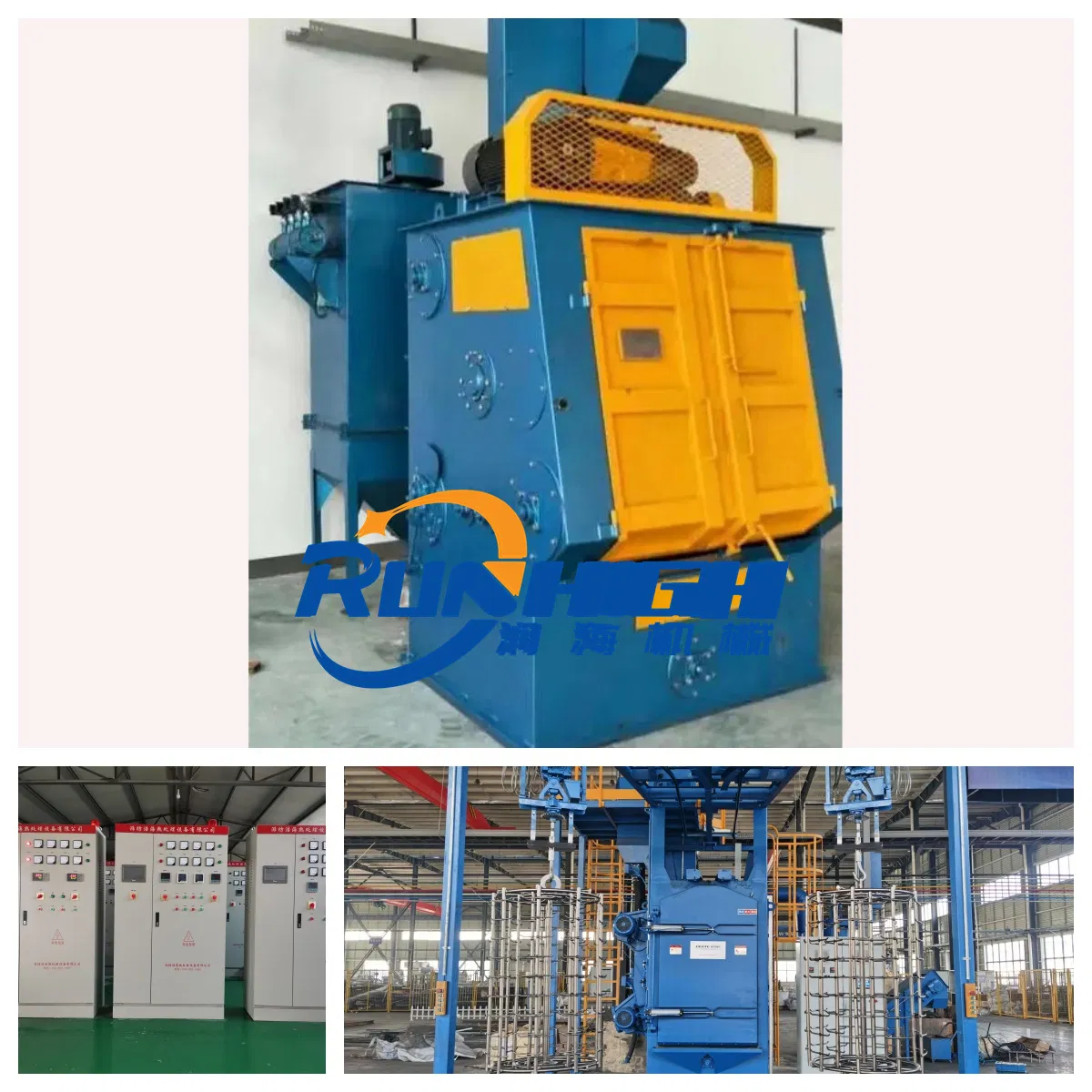 Hot Blasting Machine Q32/Gn Series Apron Wheel Shot Blaster