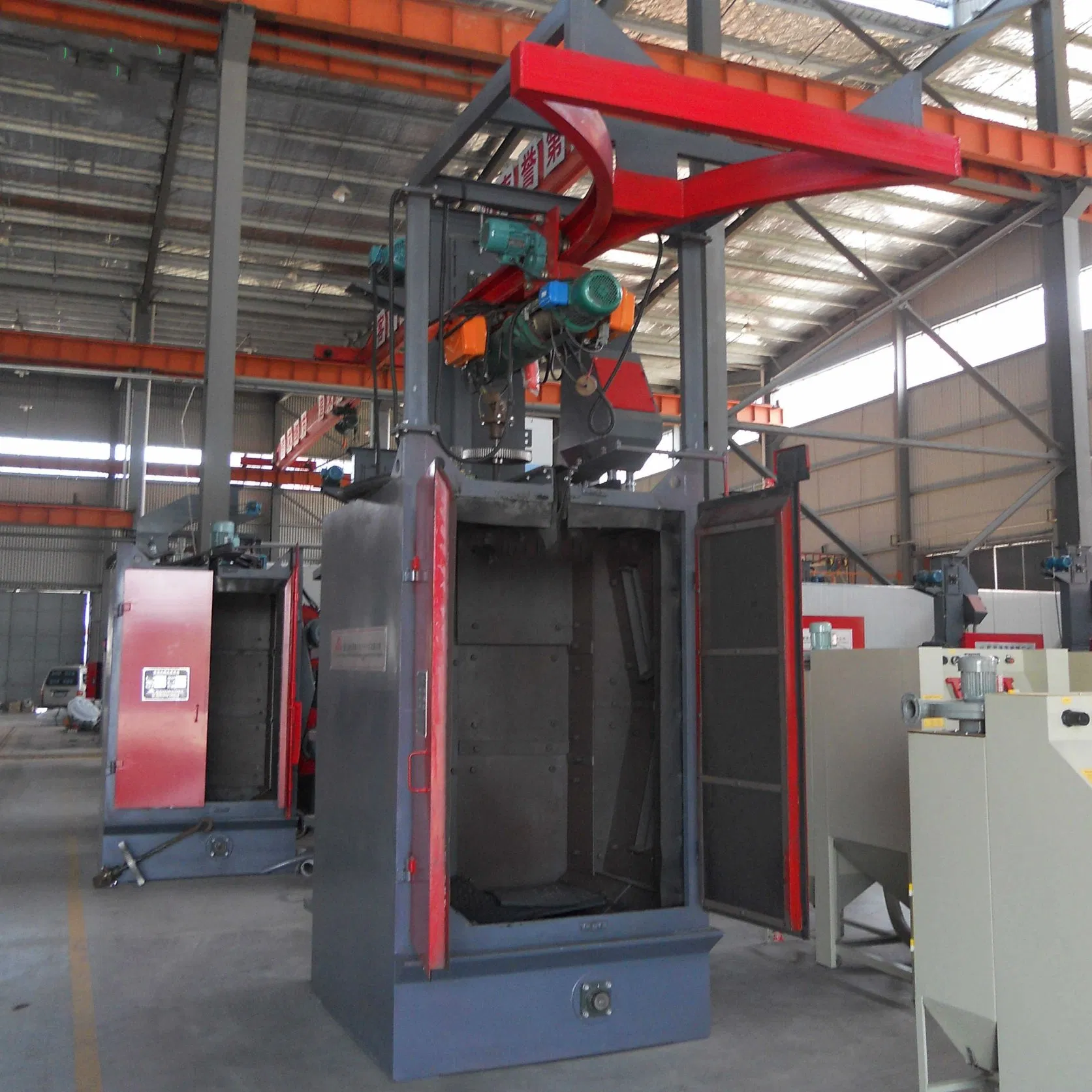 Shot Blasting Cleaning Equipment/Hook Type Shot Blasting Machine, Shotblasting Peening/Professional Hook Shot Blasting Machine