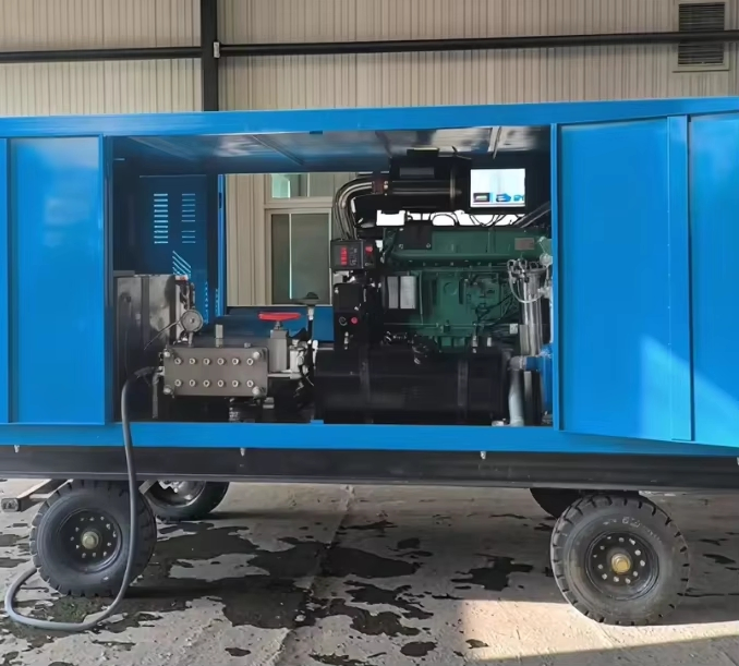 Power Plant Boiler Tube Cleaning System with Heavy Duty High Pressure Cleaner