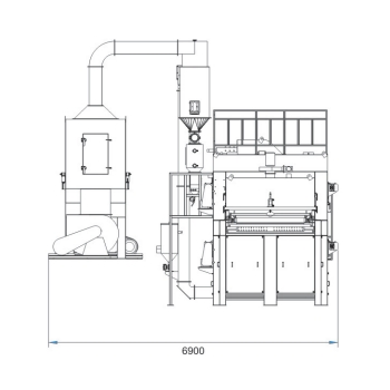 High Speed Spray CNC System for Stainless Steel Surface Sandblasting Machine