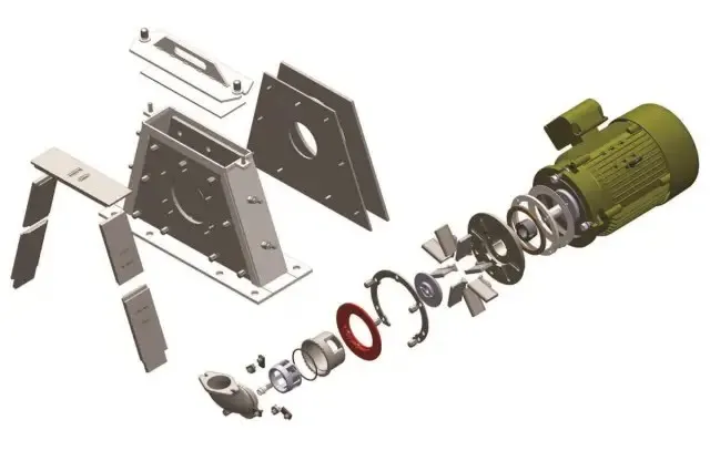 Shot Blasting Turbine Detail