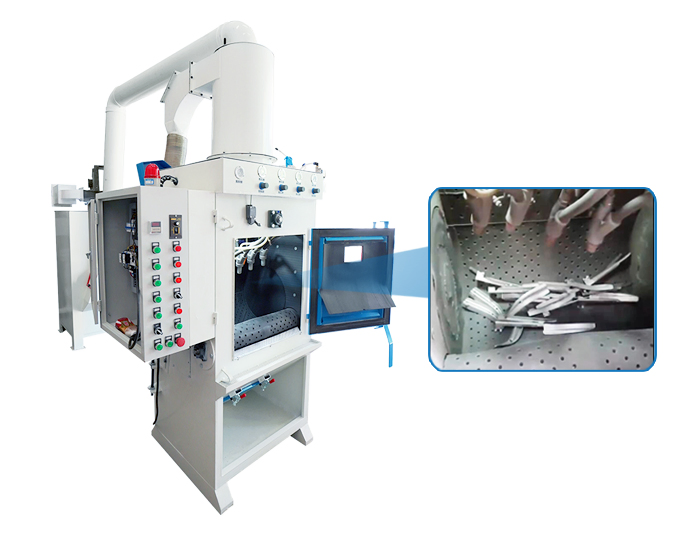 Rubber Belt Blast Machine Automatic Tumble Blasting Machine