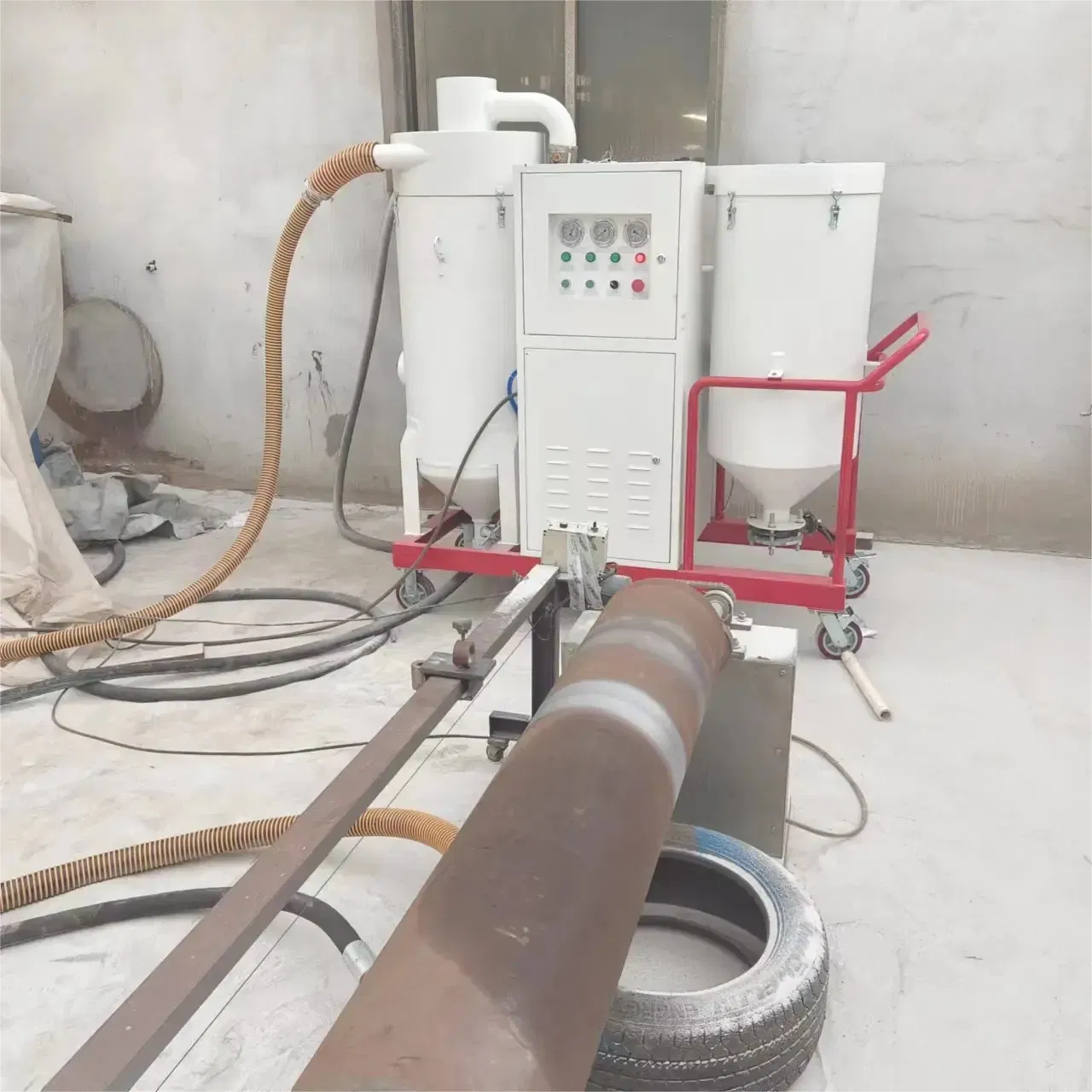 Closed-Loop Abrasive Recovery System for Concrete Surface Preparation Vacuum Sand Suction Machine