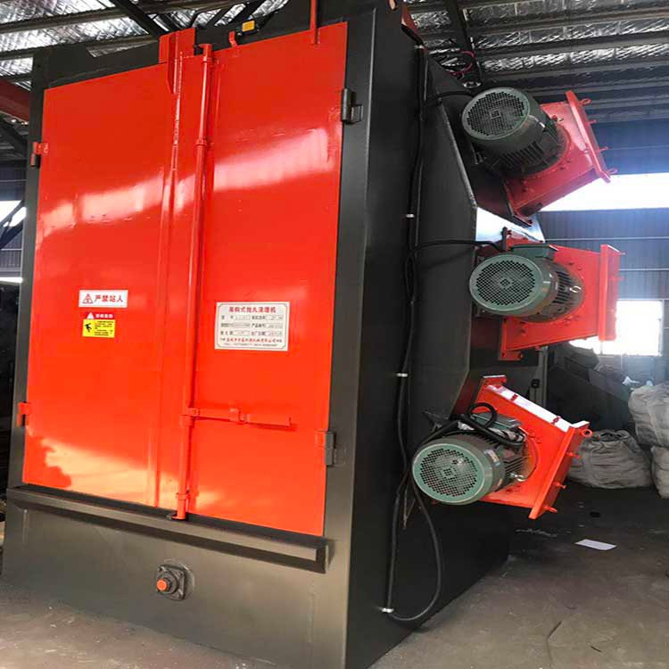 Quality Assurance of Single Double Hook Sand Blasting Equipment for Hook Type Steel Structure Products Sand Blasting Machine