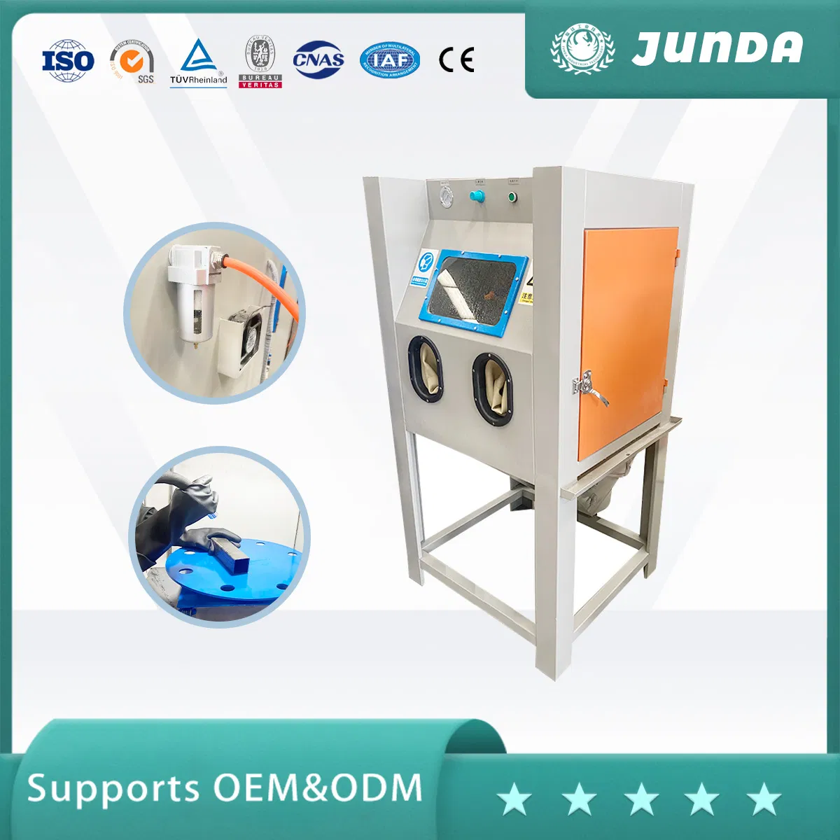Automatic Turntable Sandblasting Cabinet/Sandblast Cabins/Sand Blasting Room/Sand Blasting Cabinet