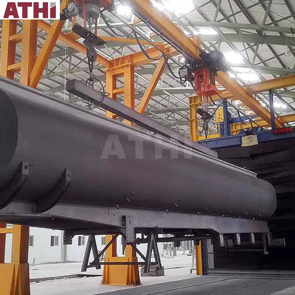 Heavy Structural Steelwork Large Castings Automatic Tunnelblast Shot Blasting and Painting Line