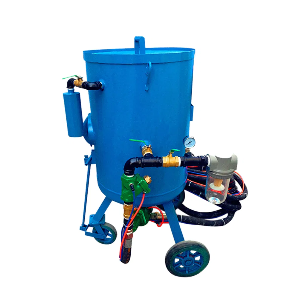 Dustfree Sand Blaster Machine Sand Blasting Machine with Mobile Wheel