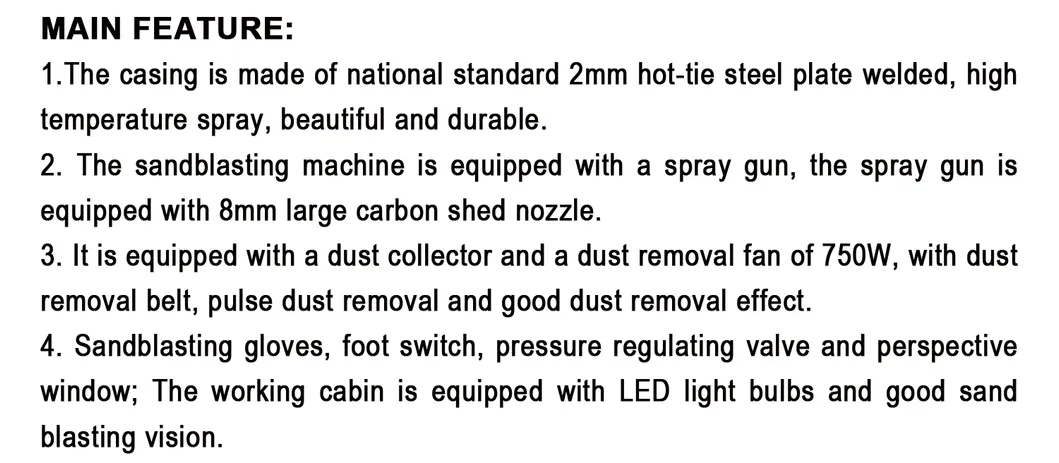 Sbm40b Sand Blasting Machine