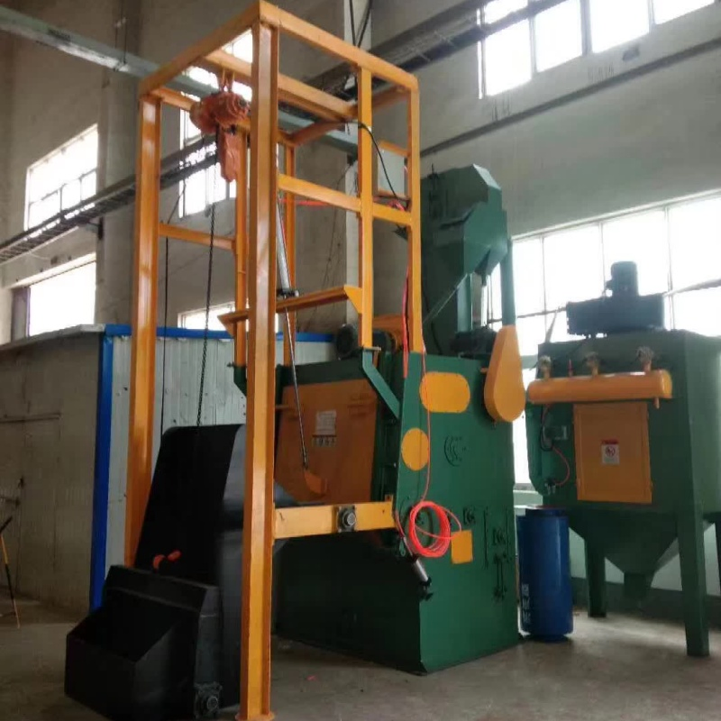 Heavy-Duty Inclined Drum Shot Blasting Machine for Thick-Scale Steel Pipe Treatment