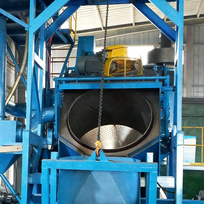 Tumble Blast Machine Detail 1