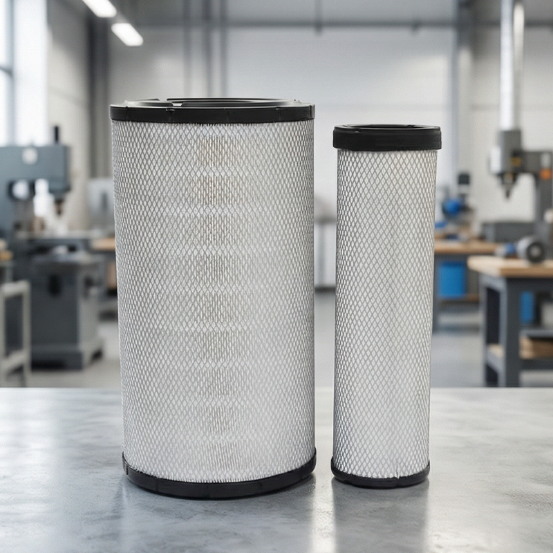 PU2447 Is Suitable for Excavator Accessories Ec210b C D Air Filter Cartridge Air Filter 1110175