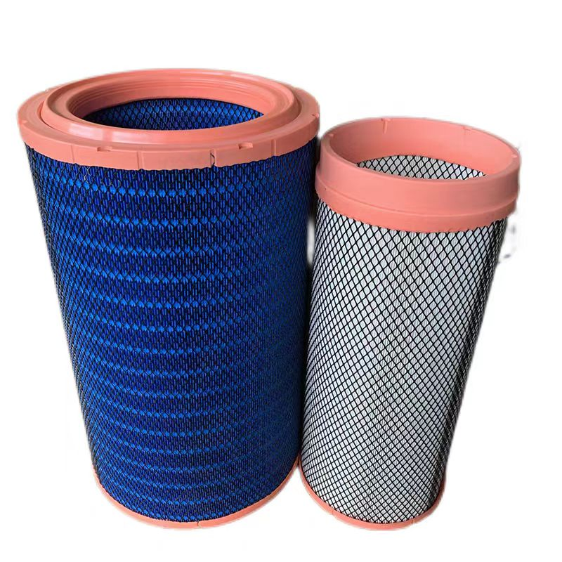 PU3760 K3761 Air Filter Cartridge Suitable for Engineering Machinery Equipment, Generator Set, Mining Card Air Filter Cartridge
