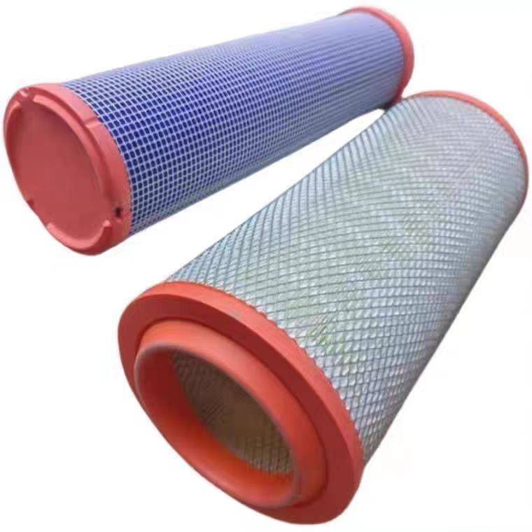 Puk2036 Dual Air Filter Adapted for Agricultural Machinery New Wode Air Filter Harvester Filter Element Through-Hole