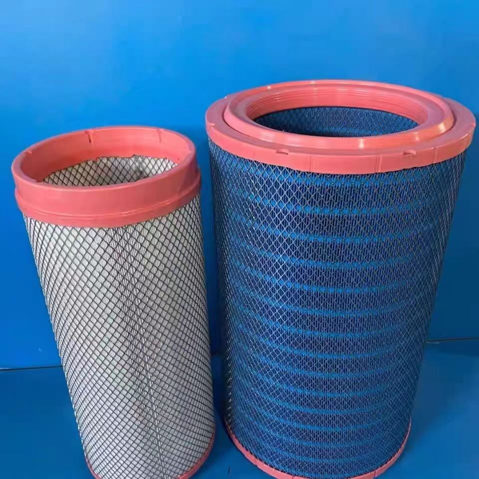 PU3760 K3761 Air Filter Cartridge Suitable for Engineering Machinery Equipment, Generator Set, Mining Card Air Filter Cartridge