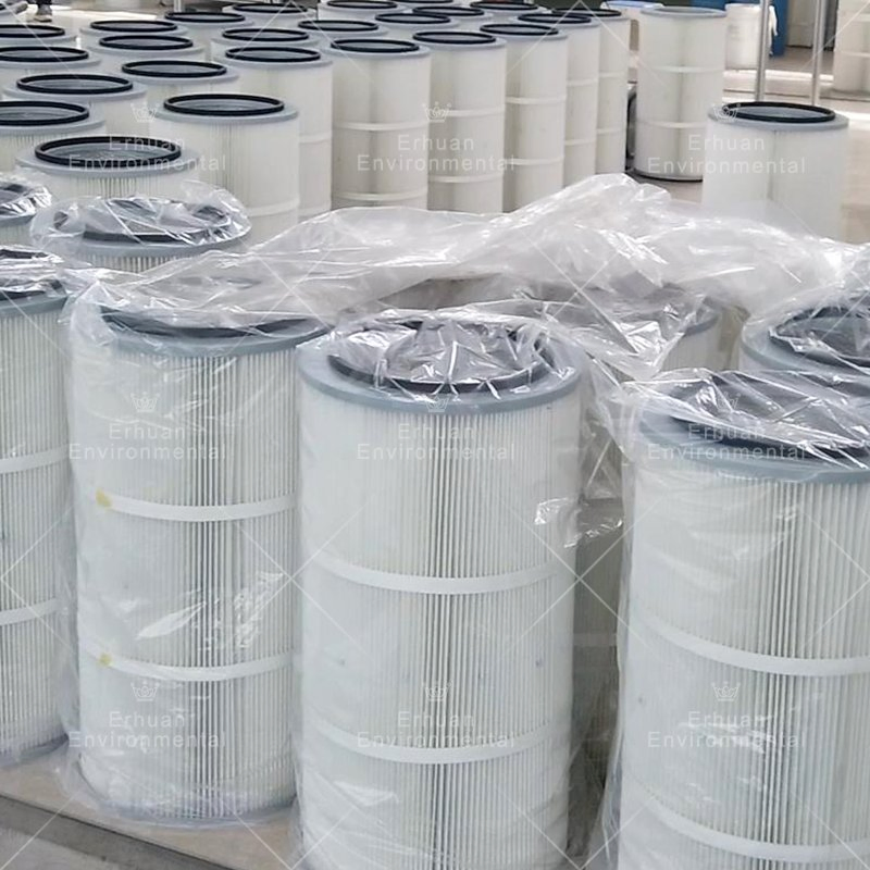 Erhuan Industrial Cylindrical Dust Collector Air Filter