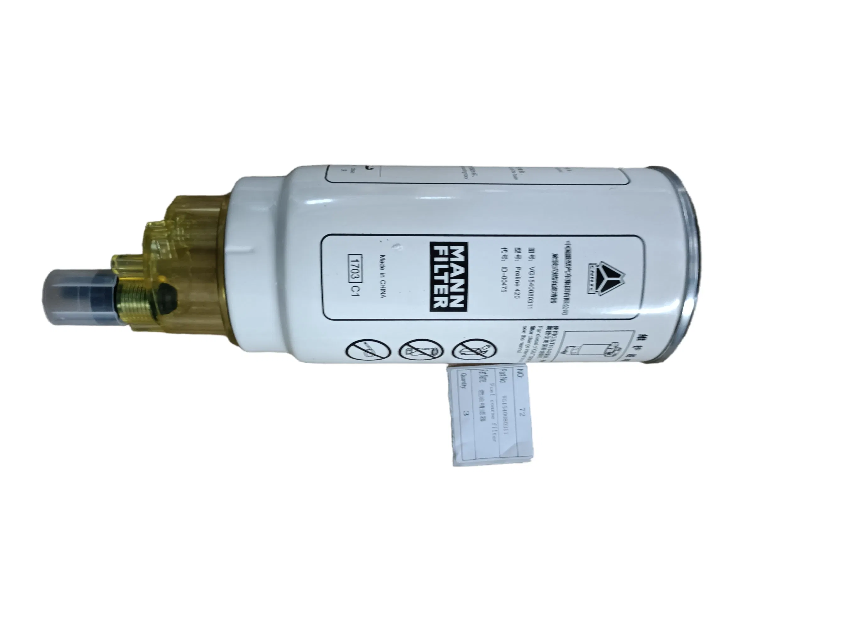 Engine Fuel Diesel Oil Air Filter for Dump/Tipper/Refuse/Garbage/Concrete Mixer/Tractor/ Sprinkler Truck Vehicle