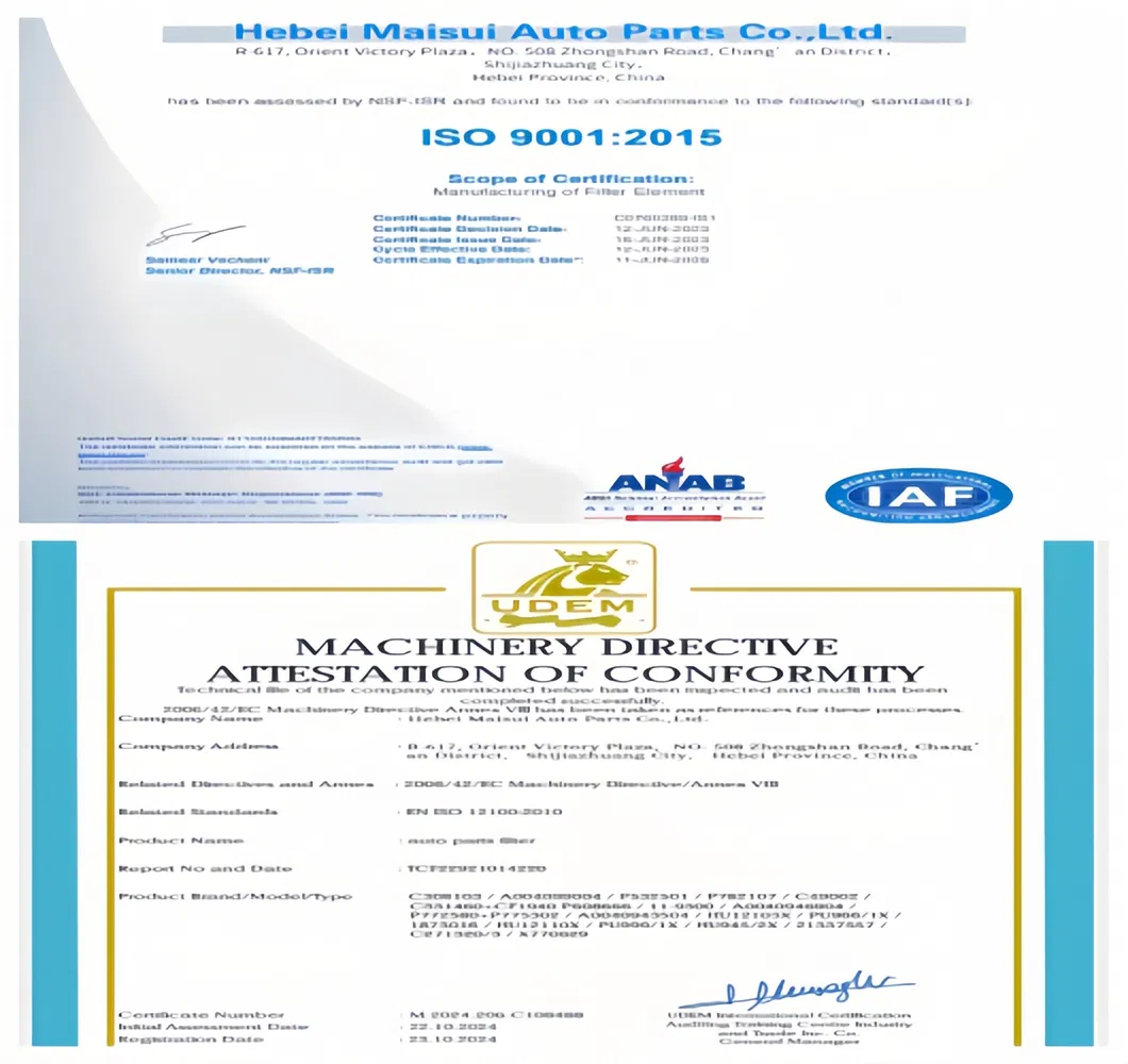Quality Certification 3