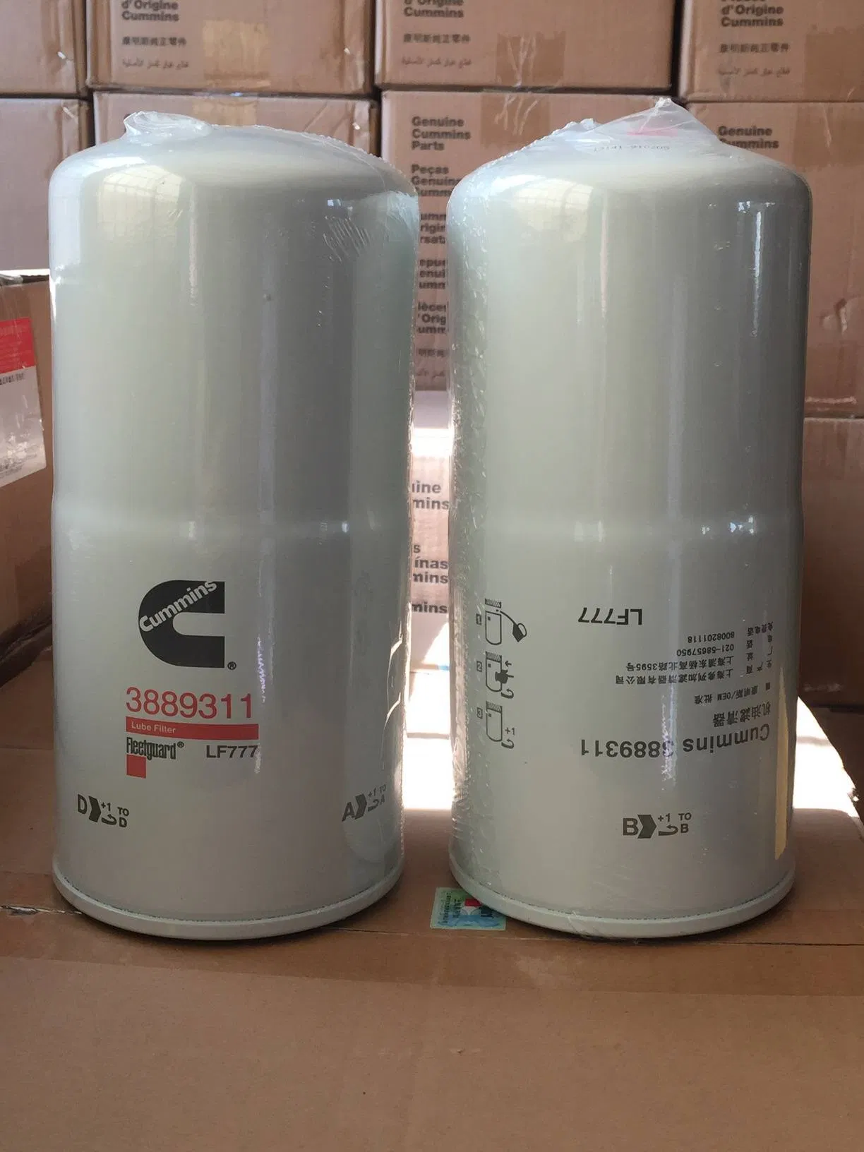 Diesel Generator Set Oil Filter Water Filter Air Filter 3908616 Water Heater Engine Parts