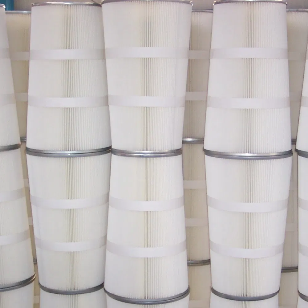 Dust Collector Cylindrical Industrial Polyester Air Dust Filter Cartridge