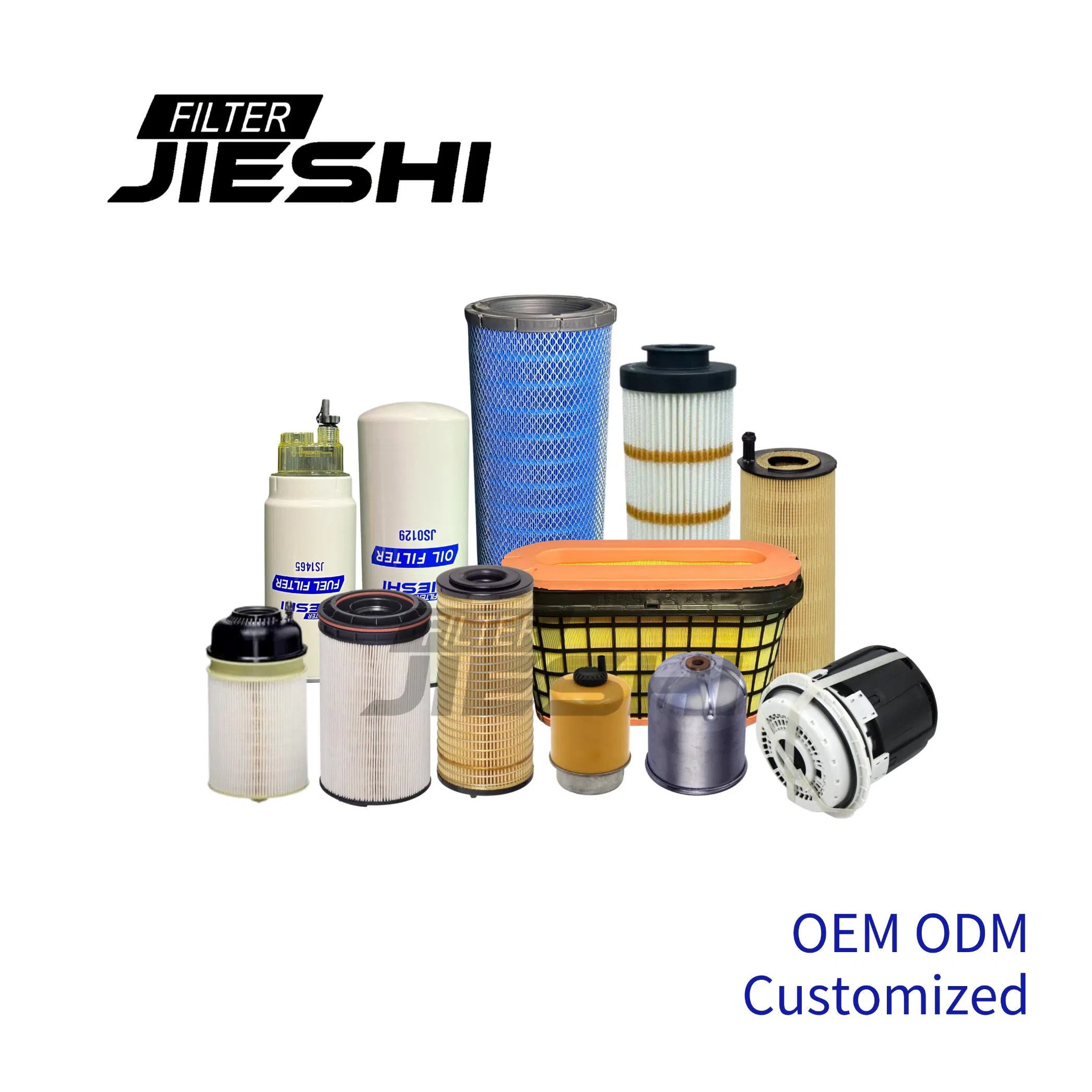 Jieshi Germany Truck Auto Truck Construction Machinery Mini Excavator Farm Tractor Wheel Loader Ships Engine Oil/Fuel/Air/Hydraulic Filter Element Spare Parts