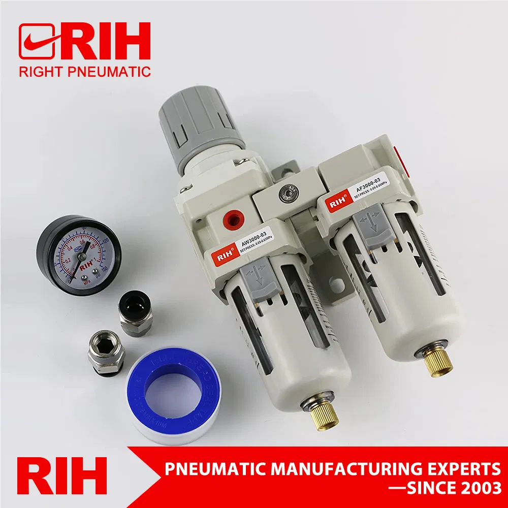 AC3011-03 AC3011 Series Industrial Pneumatic Component Auto Air Compressor Source Water Treatment Frl Units Pressure Regulator Cartridge Filter
