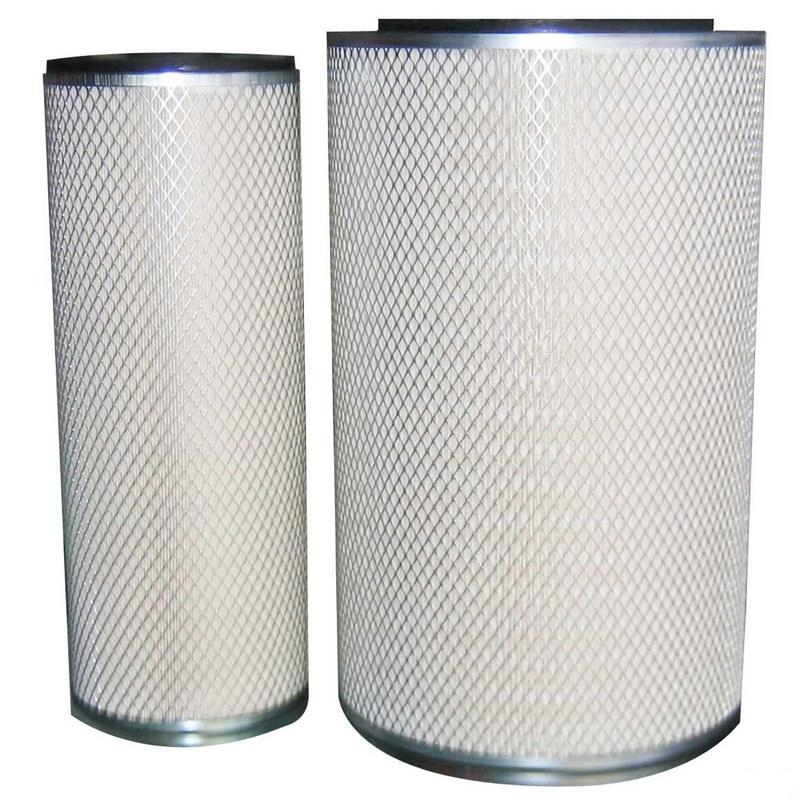 Dust Collector Cylindrical Industrial Polyester Air Dust Filter Cartridge