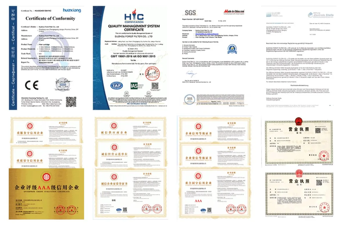 Certificates