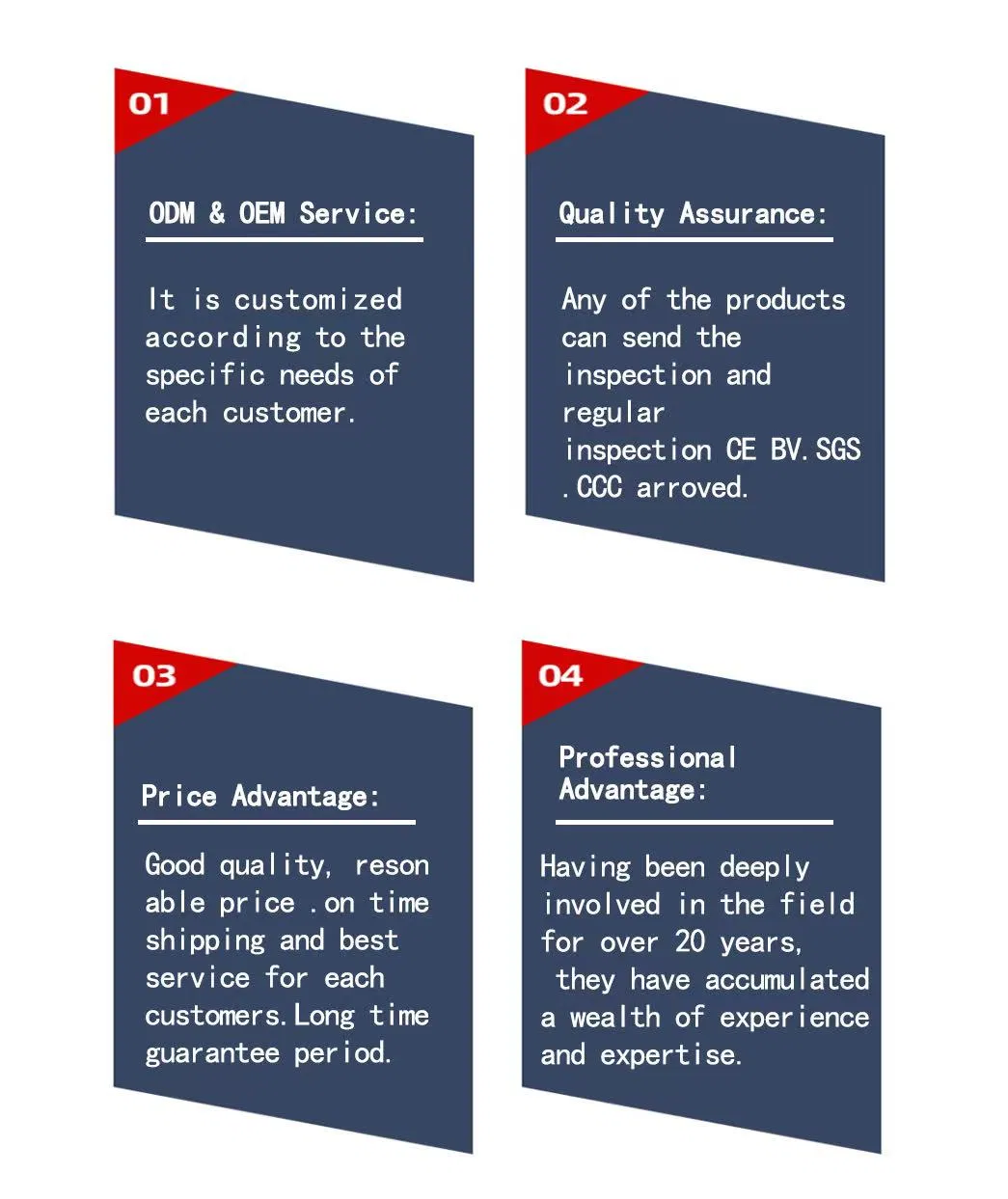 Manufacturing Advantages